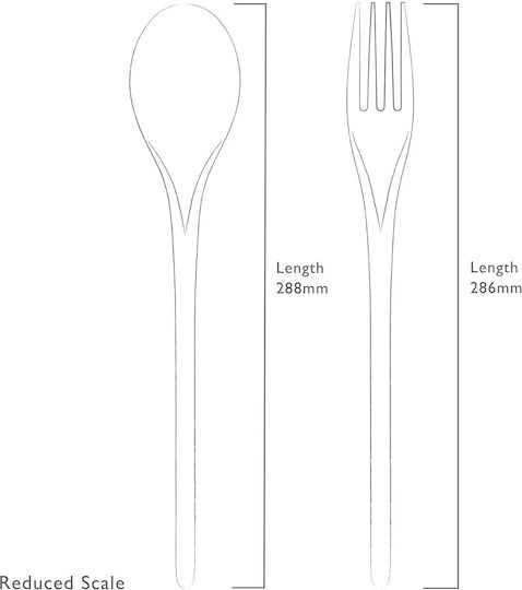 Robert Welch Stainless Steel Silver Spoons 2 Pieces