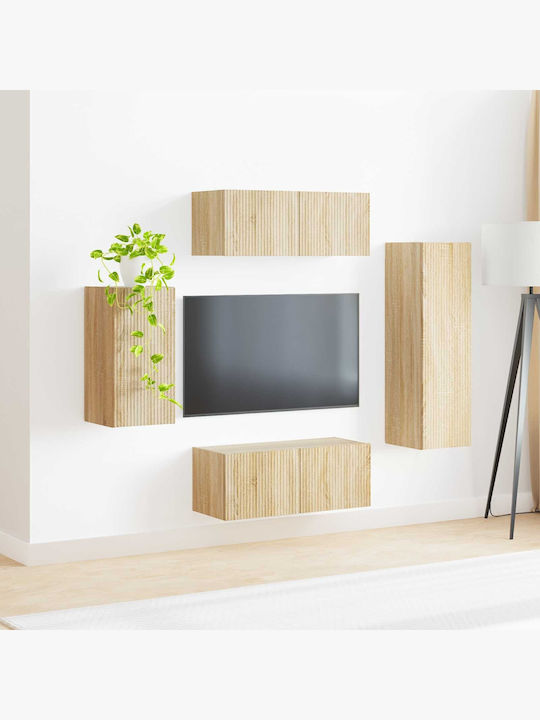 Living Room TV Unit Sonoma Oak L30xW31xH100cm