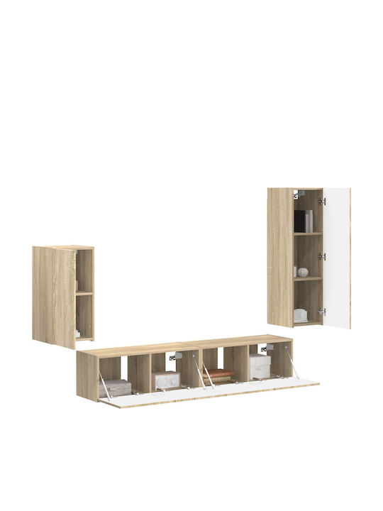Living Room TV Unit Sonoma Oak L30xW31xH100cm