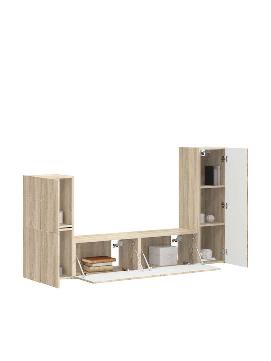 Living Room TV Unit Sonoma Oak L30xW31xH100cm