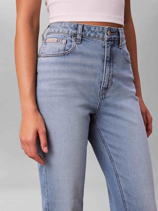 Γυναικείο Jean Παντελόνι σε Mom Εφαρμογή Light Blue