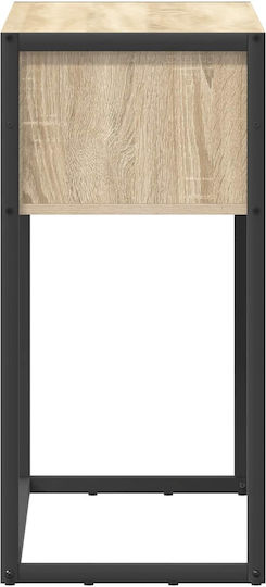 Wooden Console Table Coffee L100xW36xH75cm