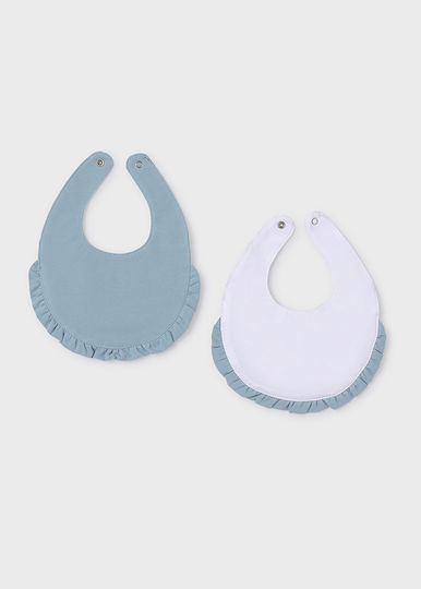 Mayoral Bib Fabric with Button Cristallo 2pcs