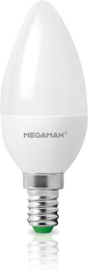 Megaman LED Bulb 4.9W 100mm for Socket E14 and Shape C37 Warm White 440lm