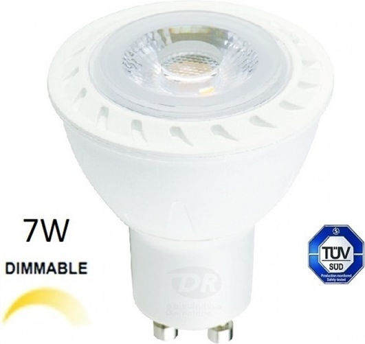 Gekas LED Bulb 7W for Socket GU10 Warm White 540lm Dimmable