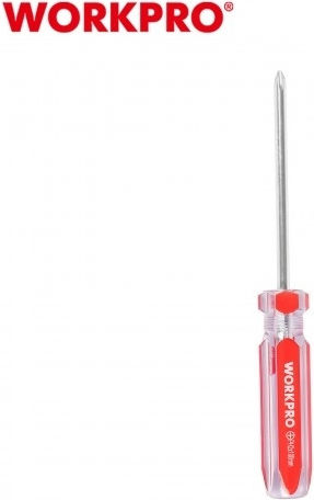 WorkPro Κατσαβίδι Σταυρός με Μέγεθος Μύτης PH0