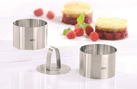 Stainless Steel Cake Rings Set 3 Pieces 10 x 8 Forma Gefu 12160