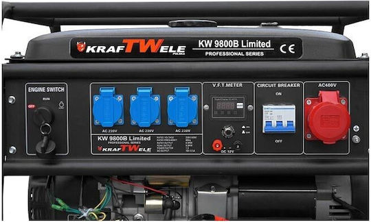 Kraftwele Three-phase Generator Gasoline Four-stroke with Handle