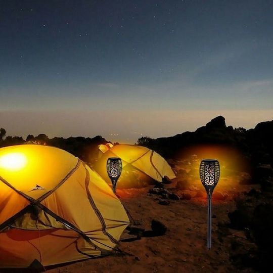 Spiked Solar Light Torch with Photocell