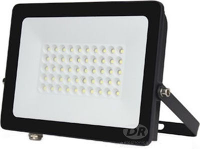 Lucas LED Στεγανός Προβολέας LED 50W Θερμό Λευκό 2700K IP66