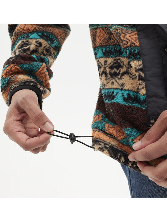 Jacket Brown, Turquoise