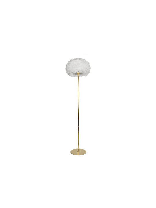 GloboStar Floor Lamp H150xW40cm. with Socket for Bulb E27 Beige