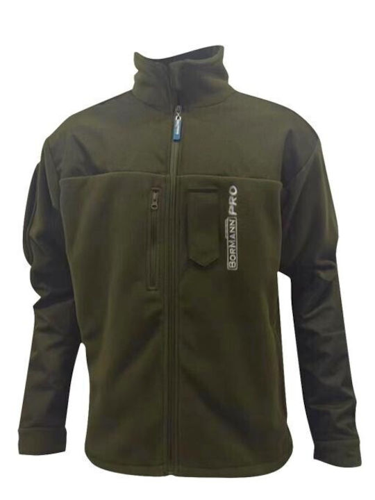 Bormann Bologna Work Jacket with Fleece Lining Khaki