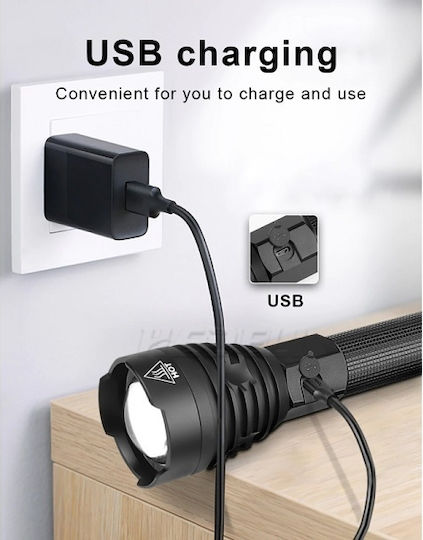 X-Balog Rechargeable Flashlight LED White