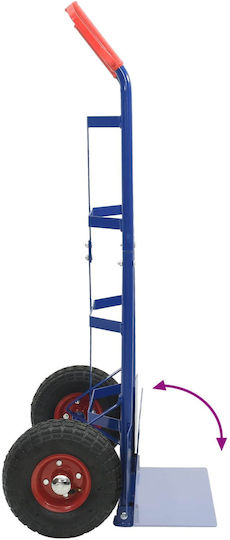 vidaXL Transport-Wagen Folding in Blau Color