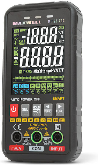 Automatic Multimeter Color Display 3" 4 X Aaa