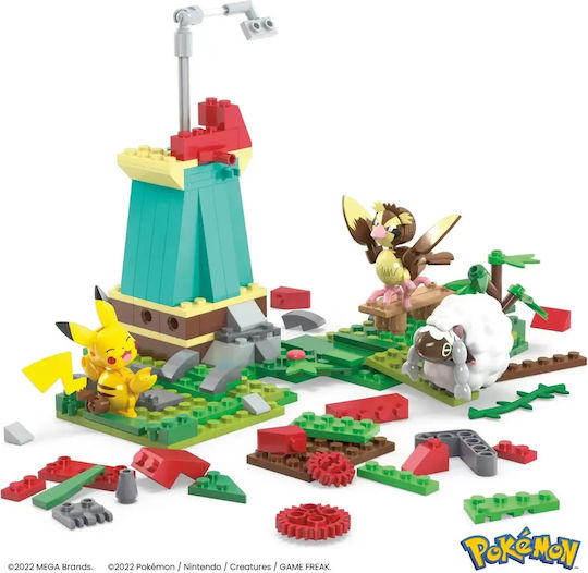 Pokemon Cuburi De Construit Windmill Pentru 7+ Ani 240 Bucăți