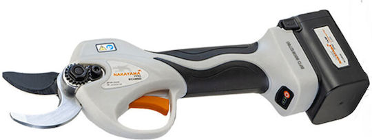Nakayama EC1350 Pruning Shears Battery Brushless 16.8V 1x2Ah with Maximum Cutting Diameter 32mm in Carrying Case