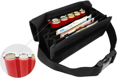 Metal Waiter's Wallet with 5 Slots 22.5x6.5x11cm Eurocash PW5 RD