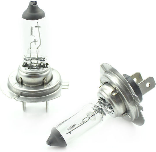 Set 2 Lămpi Auto Halogen H7 55w +50% Intensitate Durată Lungă Carguard
