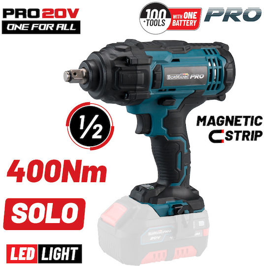 Bormann Pro BBP5100 Impact Wrench Battery 20V Solo with Socket 1/2"
