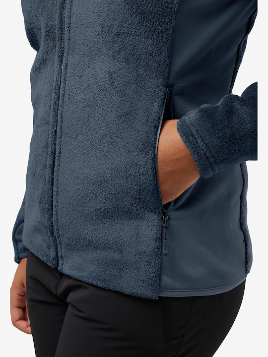 Women's Cardigan with Zipper Midnight Sky
