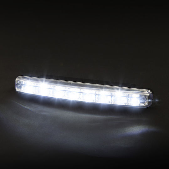 CarGuard LED 12V 8W 4cm Cu Iluminare Roșie 2 Bucăți