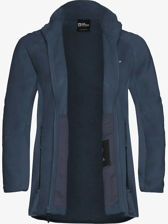 Women's Cardigan with Zipper Midnight Sky