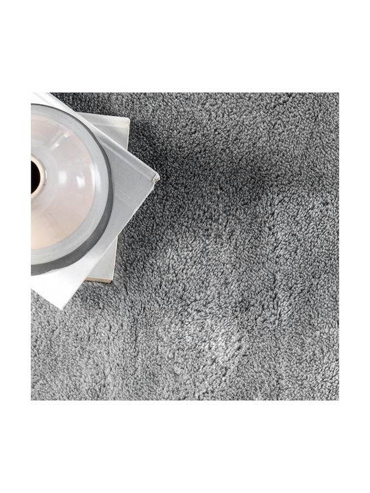 Saray Home Deluxe Anti-slip Rug Rectangular Furry Gray