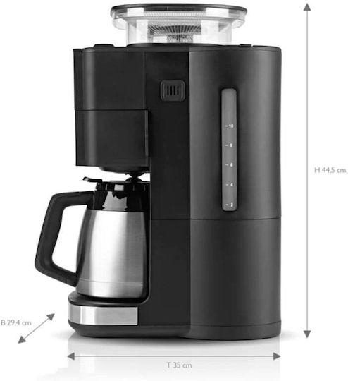 Beem Aroma Προγραμματιζόμενη Καφετιέρα Φίλτρου 1000W