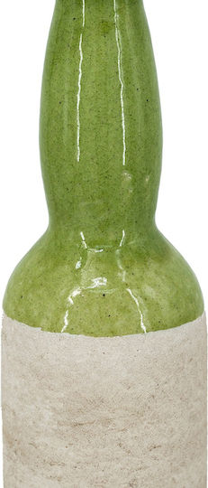 Artekko Decorative Vase Candia Green 9.5x9.5x35cm