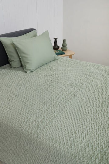 Viokarpet Cuvertură Single Dusty Mint 170x240cm