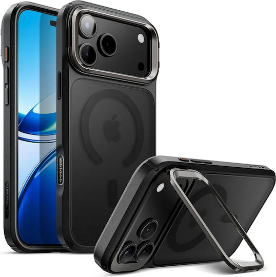 Supcase Husa Magsafe Iphone 17 Pro Max Unicorn Beetle Mag Series Kickstand Neagră