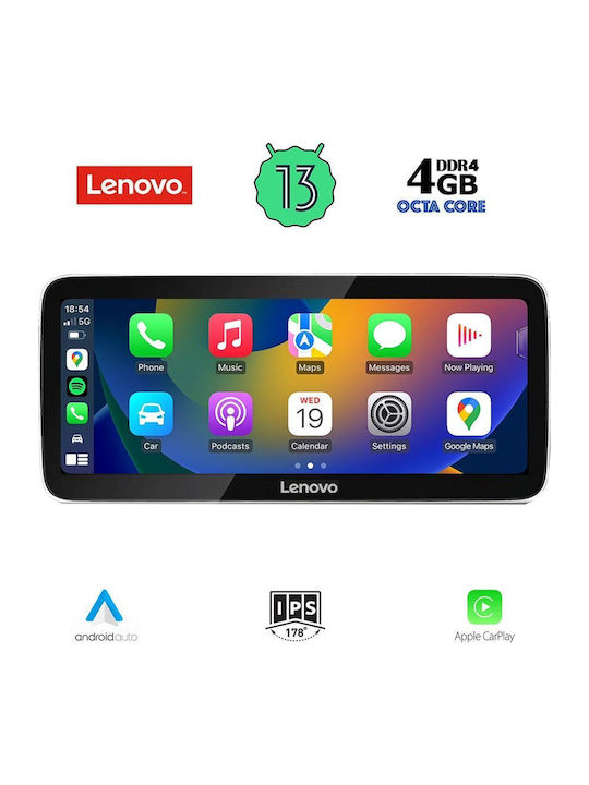 Lenovo Car Audio System for Audi A4 2009-2016 (Bluetooth/USB/WiFi/GPS/Apple-Carplay/Android-Auto) with Touch Screen 12.3"