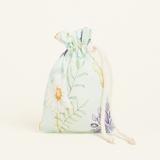 Beauty Home Stoff Beutel für Geschenke Türkis 12x17cm.
