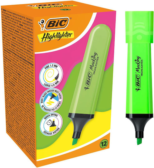 BIC Μαρκαδόρος Υπογράμμισης Green Neon