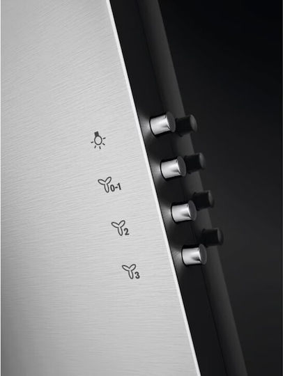 Electrolux Απορροφητήρας Καμινάδα 60cm Μαύρος
