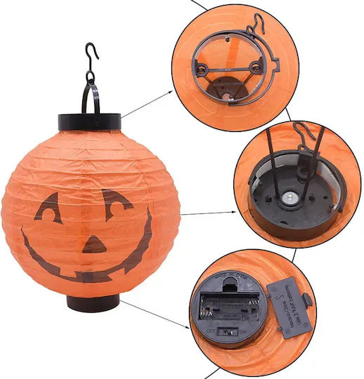 Papier Karneval Zubehör Orange für Halloween 1Stück