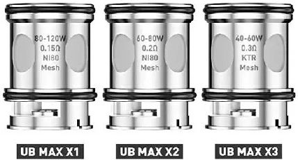 Lost Vape Ub Max Widerstand für Elektronische Zigaretten 0.15ohm (Dampfmethode) 3Stück