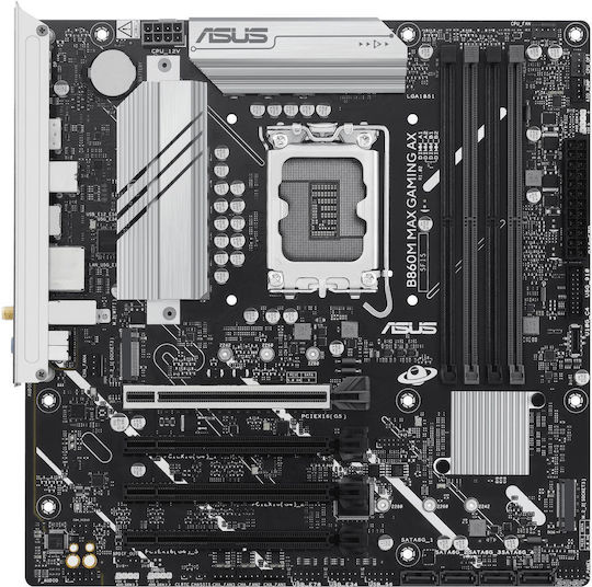 Asus B860M Max Gaming AX Wi-Fi Mainboard Micro ATX mit Intel 1851 Sockel