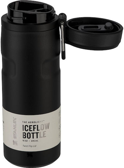Stanley Iceflow Flasche Thermosflasche Rostfreier Stahl 470ml Twist Flip