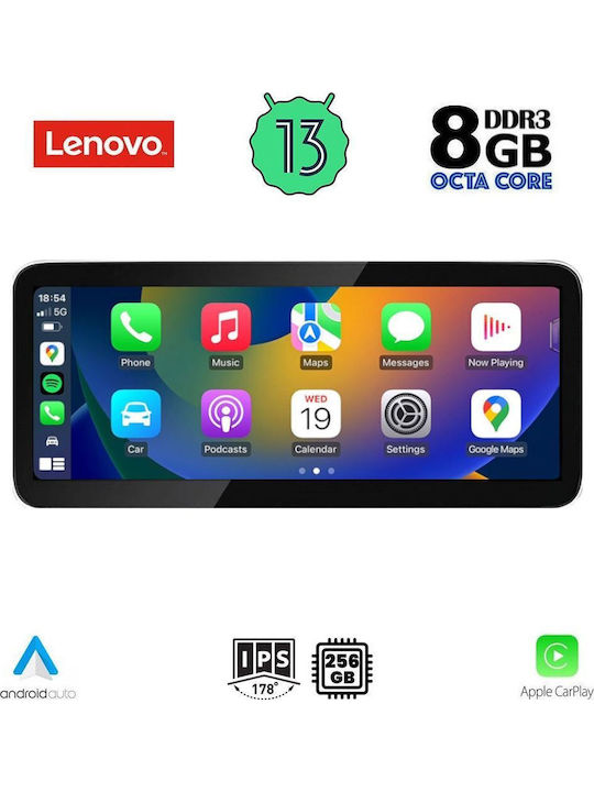 Lenovo Auto-Audiosystem für Mercedes-Benz C Klasse 2011-2012 (Bluetooth/USB/WiFi/GPS/Apple-Carplay/Android-Auto) mit Touchscreen 10.33"