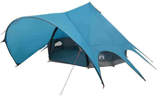 vidaXL Campingzelt Teepee Blau 600x415x247cm