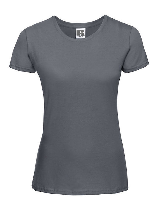 Russell Europe R-155F-0 Γυναικείο Διαφημιστικό T-shirt Κοντομάνικο σε Χρώμα