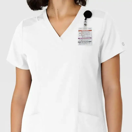 WonderWink Femei Bluză medicală Alb