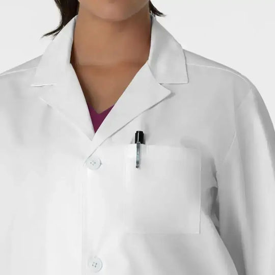 WonderWink Unisex Ιατρική Ρόμπα Λευκή