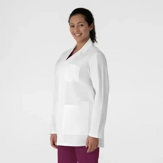 WonderWink Unisex Ιατρική Ρόμπα Λευκή