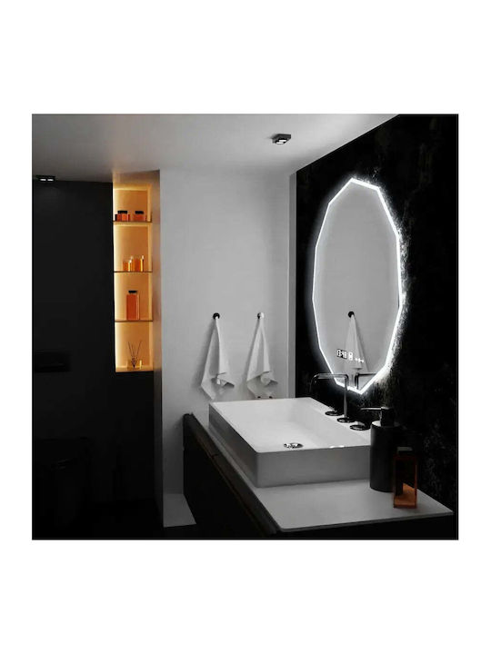 Alista Home Poligon Badezimmerspiegel LED 60x60cm