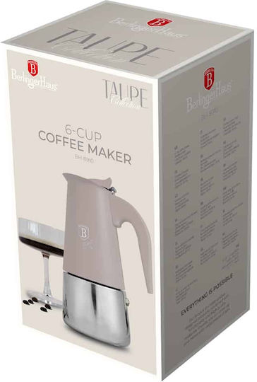 Berlinger Haus Μπρίκι Espresso 6cups Inox Καφέ
