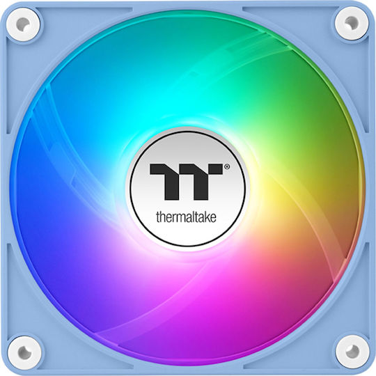 Thermaltake CT120 EX Reverse Blade Case Fans (2000rpm / 65.82cfm) with ARGB Lighting and 4-Pin PWM Connection 3pcs Hydrangea Blue